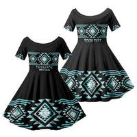 Aotearoa Atua Tangaroa Personalised Family Matching Summer Maxi Dress and Hawaiian Shirt Maori God Of The Sea Taniko Motifs