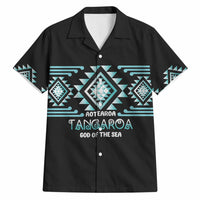 Aotearoa Atua Tangaroa Personalised Hawaiian Shirt Maori God Of The Sea Taniko Motifs