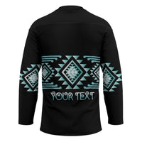 Aotearoa Atua Tangaroa Personalised Hockey Jersey Maori God Of The Sea Taniko Motifs