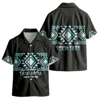 Aotearoa Atua Tangaroa Personalised Kid Hawaiian Shirt Maori God Of The Sea Taniko Motifs