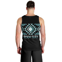Aotearoa Atua Tangaroa Personalised Men Tank Top Maori God Of The Sea Taniko Motifs
