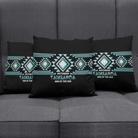 Aotearoa Atua Tangaroa Pillow Cover Maori God Of The Sea Taniko Motifs