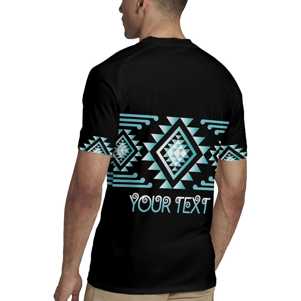Aotearoa Atua Tangaroa Personalised Rugby Jersey Maori God Of The Sea Taniko Motifs