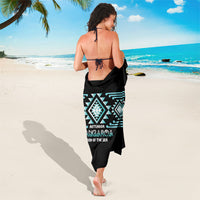 Aotearoa Atua Tangaroa Sarong Maori God Of The Sea Taniko Motifs