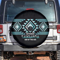 Aotearoa Atua Tangaroa Spare Tire Cover Maori God Of The Sea Taniko Motifs