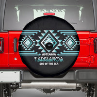 Aotearoa Atua Tangaroa Spare Tire Cover Maori God Of The Sea Taniko Motifs