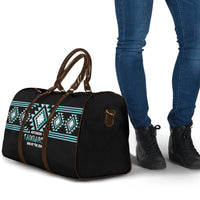 Aotearoa Atua Tangaroa Travel Bag Maori God Of The Sea Taniko Motifs