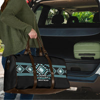 Aotearoa Atua Tangaroa Travel Bag Maori God Of The Sea Taniko Motifs
