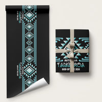 Aotearoa Atua Tangaroa Wrapping Paper Maori God Of The Sea Taniko Motifs