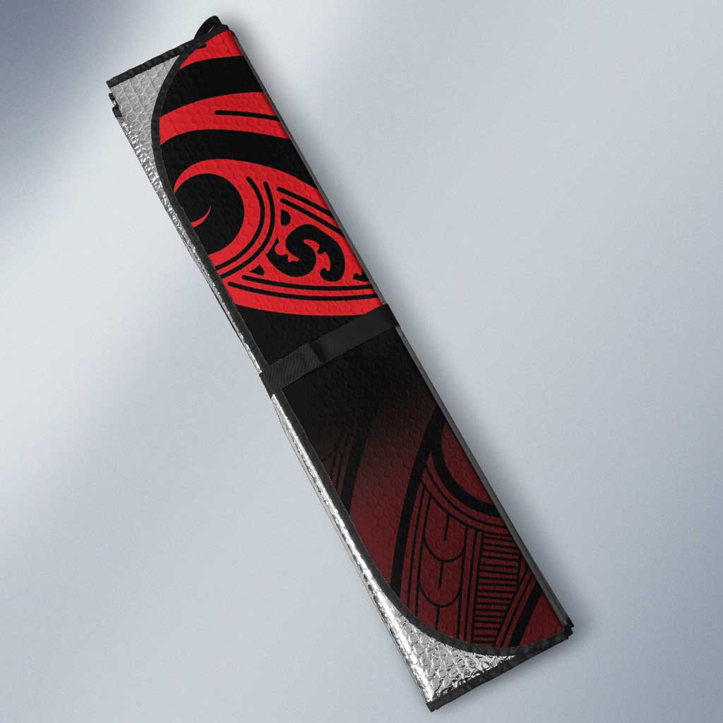 Keep Maori Wards New Zealand Auto Sun Shade Stronger Together Aotearoa Taniko - Polynesian Pride