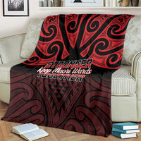 Keep Maori Wards New Zealand Blanket Stronger Together Aotearoa Taniko - Polynesian Pride