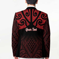 Personalised Keep Maori Wards New Zealand Blazer Stronger Together Aotearoa Taniko - Polynesian Pride