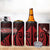 Personalised Keep Maori Wards New Zealand 4 in 1 Can Cooler Tumbler Stronger Together Aotearoa Taniko - Polynesian Pride