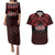 Personalised Keep Maori Wards New Zealand Couples Matching Puletasi and Hawaiian Shirt Stronger Together Aotearoa Taniko - Polynesian Pride