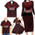 Personalised Keep Maori Wards New Zealand Family Matching Long Sleeve Bodycon Dress and Hawaiian Shirt Stronger Together Aotearoa Taniko - Polynesian Pride