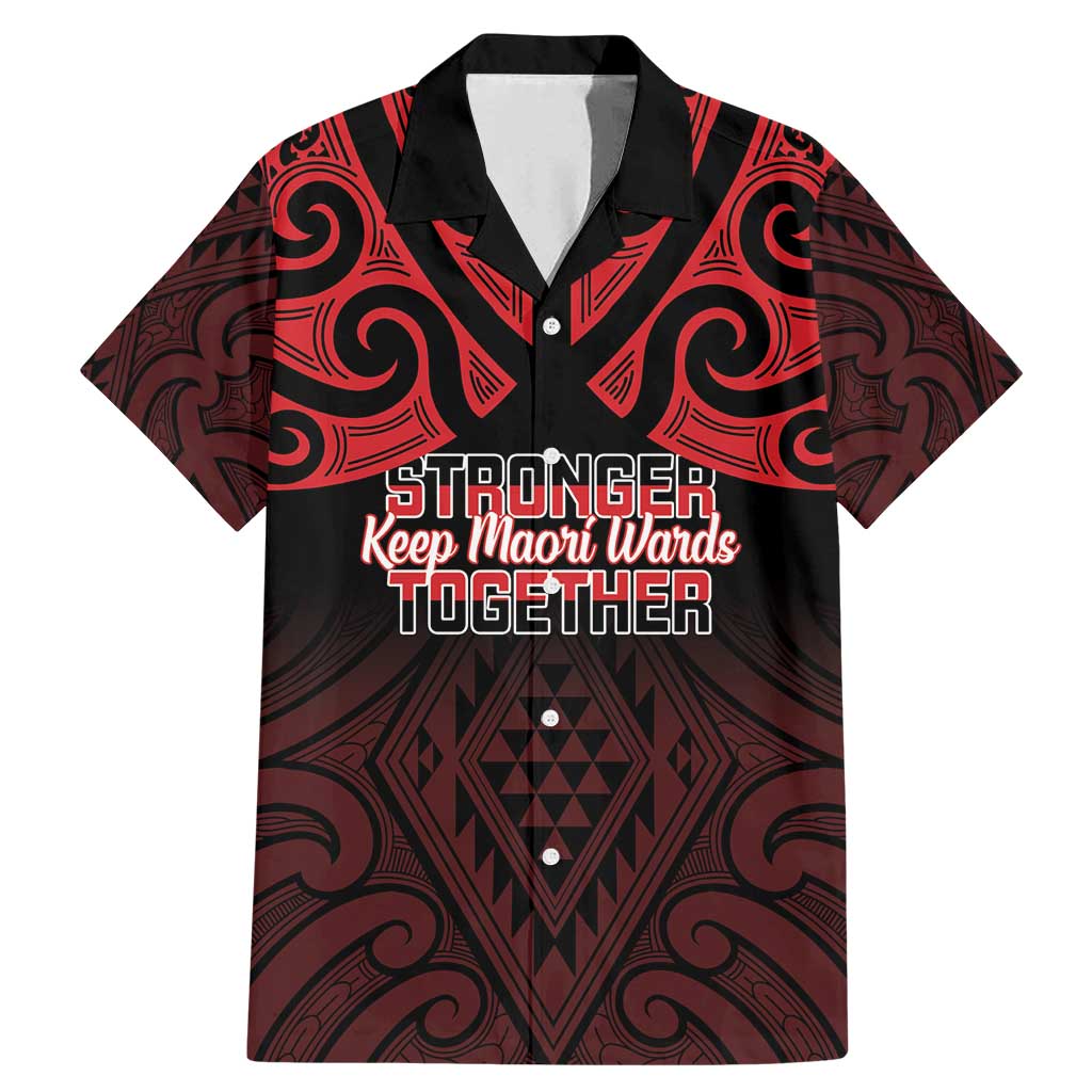 Personalised Keep Maori Wards New Zealand Family Matching Mermaid Dress and Hawaiian Shirt Stronger Together Aotearoa Taniko - Polynesian Pride