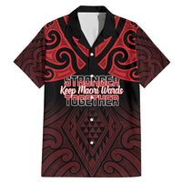 Personalised Keep Maori Wards New Zealand Family Matching Mermaid Dress and Hawaiian Shirt Stronger Together Aotearoa Taniko - Polynesian Pride