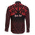 Personalised Keep Maori Wards New Zealand Family Matching Off The Shoulder Long Sleeve Dress and Hawaiian Shirt Stronger Together Aotearoa Taniko - Polynesian Pride