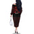 Personalised Keep Maori Wards New Zealand Family Matching Off The Shoulder Long Sleeve Dress and Hawaiian Shirt Stronger Together Aotearoa Taniko - Polynesian Pride