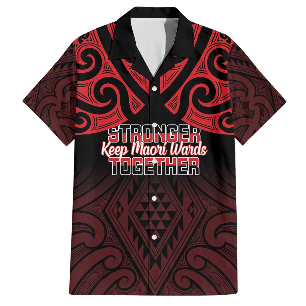 Personalised Keep Maori Wards New Zealand Family Matching Puletasi and Hawaiian Shirt Stronger Together Aotearoa Taniko - Polynesian Pride