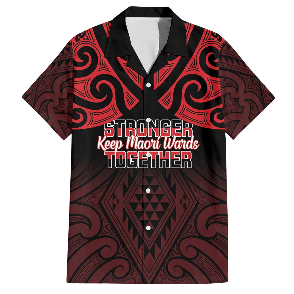 Personalised Keep Maori Wards New Zealand Family Matching Summer Maxi Dress and Hawaiian Shirt Stronger Together Aotearoa Taniko - Polynesian Pride