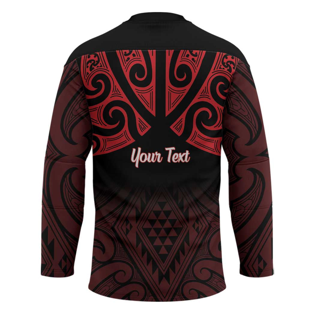 Personalised Keep Maori Wards New Zealand Hockey Jersey Stronger Together Aotearoa Taniko - Polynesian Pride