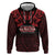 Personalised Keep Maori Wards New Zealand Hoodie Stronger Together Aotearoa Taniko - Polynesian Pride