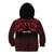 Personalised Keep Maori Wards New Zealand Kid Hoodie Stronger Together Aotearoa Taniko - Polynesian Pride