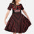 Personalised Keep Maori Wards New Zealand Kid Short Sleeve Dress Stronger Together Aotearoa Taniko - Polynesian Pride