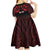 Personalised Keep Maori Wards New Zealand Kid Short Sleeve Dress Stronger Together Aotearoa Taniko - Polynesian Pride