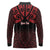 Personalised Keep Maori Wards New Zealand Long Sleeve Polo Shirt Stronger Together Aotearoa Taniko - Polynesian Pride