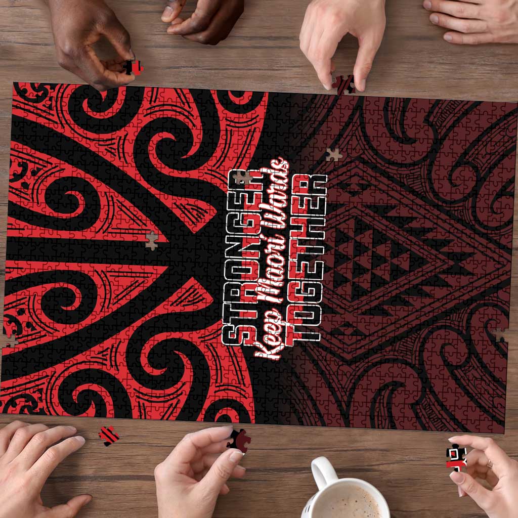 Keep Maori Wards New Zealand Puzzle Stronger Together Aotearoa Taniko - Polynesian Pride