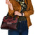 Keep Maori Wards New Zealand Shoulder Handbag Stronger Together Aotearoa Taniko - Polynesian Pride