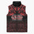 Personalised Keep Maori Wards New Zealand Sleeveless Puffer Jacket Stronger Together Aotearoa Taniko - Polynesian Pride