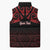 Personalised Keep Maori Wards New Zealand Sleeveless Puffer Jacket Stronger Together Aotearoa Taniko - Polynesian Pride