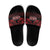 Keep Maori Wards New Zealand Slide Sandals Stronger Together Aotearoa Taniko - Polynesian Pride