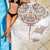 New Zealand Manta Ray Tattoo Beach Blanket Aotearoa Maori Haehae Beige - Polynesian Pride
