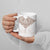 New Zealand Manta Ray Tattoo Ceramic Mug Aotearoa Maori Haehae Beige - Polynesian Pride