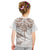 New Zealand Manta Ray Tattoo Kid T Shirt Aotearoa Maori Haehae Beige - Polynesian Pride