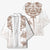 New Zealand Manta Ray Tattoo Kimono Aotearoa Maori Haehae Beige - Polynesian Pride