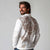 New Zealand Manta Ray Tattoo Long Sleeve Polo Shirt Aotearoa Maori Haehae Beige - Polynesian Pride