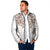 New Zealand Manta Ray Tattoo Padded Jacket Aotearoa Maori Haehae Beige - Polynesian Pride