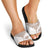 New Zealand Manta Ray Tattoo Slide Sandals Aotearoa Maori Haehae Beige - Polynesian Pride