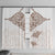New Zealand Manta Ray Tattoo Window Curtain Aotearoa Maori Haehae Beige - Polynesian Pride