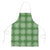Green Hawaiian Quilt Apron Hawaii Pineapple Monstera Palaka Motifs - Polynesian Pride