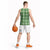 Green Hawaiian Quilt Basketball Jersey Hawaii Pineapple Monstera Palaka Motifs - Polynesian Pride