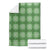 Green Hawaiian Quilt Blanket Hawaii Pineapple Monstera Palaka Motifs - Polynesian Pride