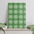 Green Hawaiian Quilt Canvas Wall Art Hawaii Pineapple Monstera Palaka Motifs - Polynesian Pride