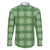 Green Hawaiian Quilt Family Matching Long Sleeve Bodycon Dress and Hawaiian Shirt Hawaii Pineapple Monstera Palaka Motifs - Polynesian Pride