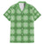 Green Hawaiian Quilt Family Matching Mermaid Dress and Hawaiian Shirt Hawaii Pineapple Monstera Palaka Motifs - Polynesian Pride
